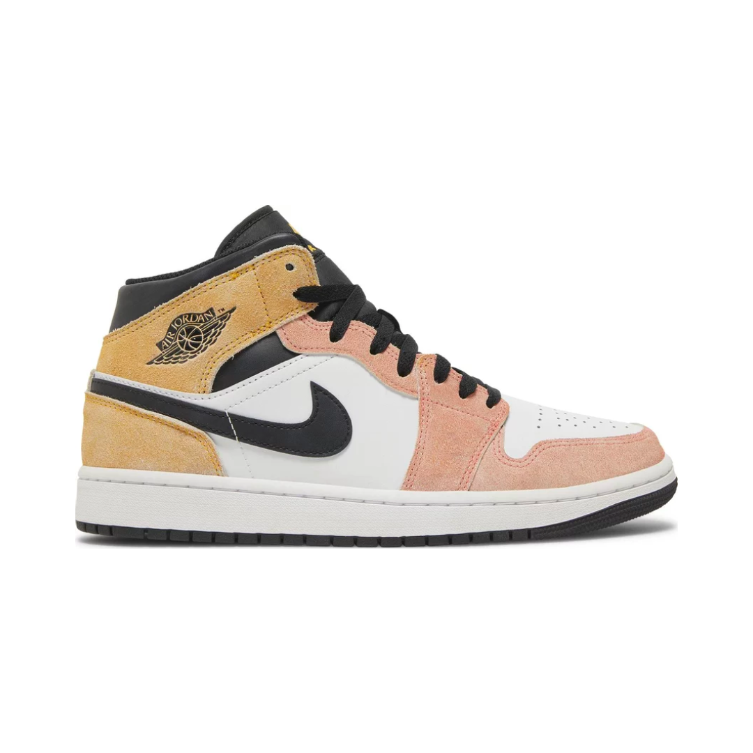 Air Jordan 1 Mid SE Black Ember / Magic Sundial