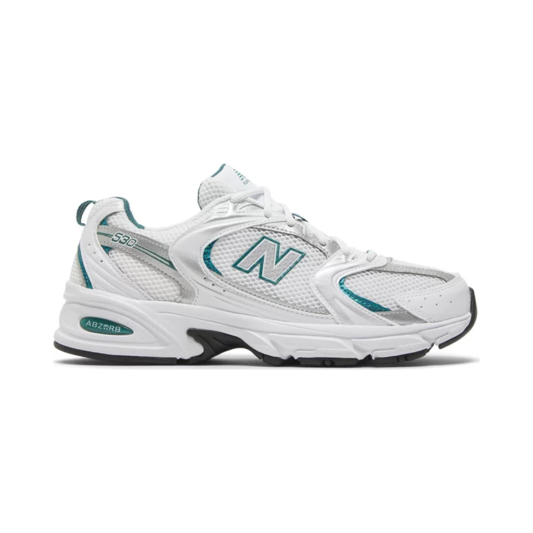 New Balance 530 White Silver Green