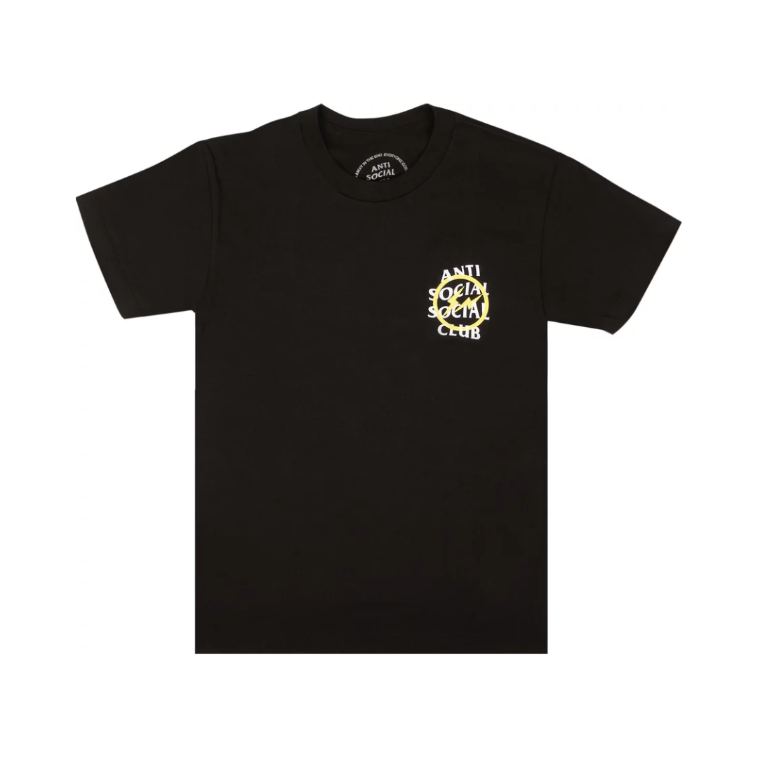 Anti Social Social Club x Fragment Yellow Bolt Tee (FW19)