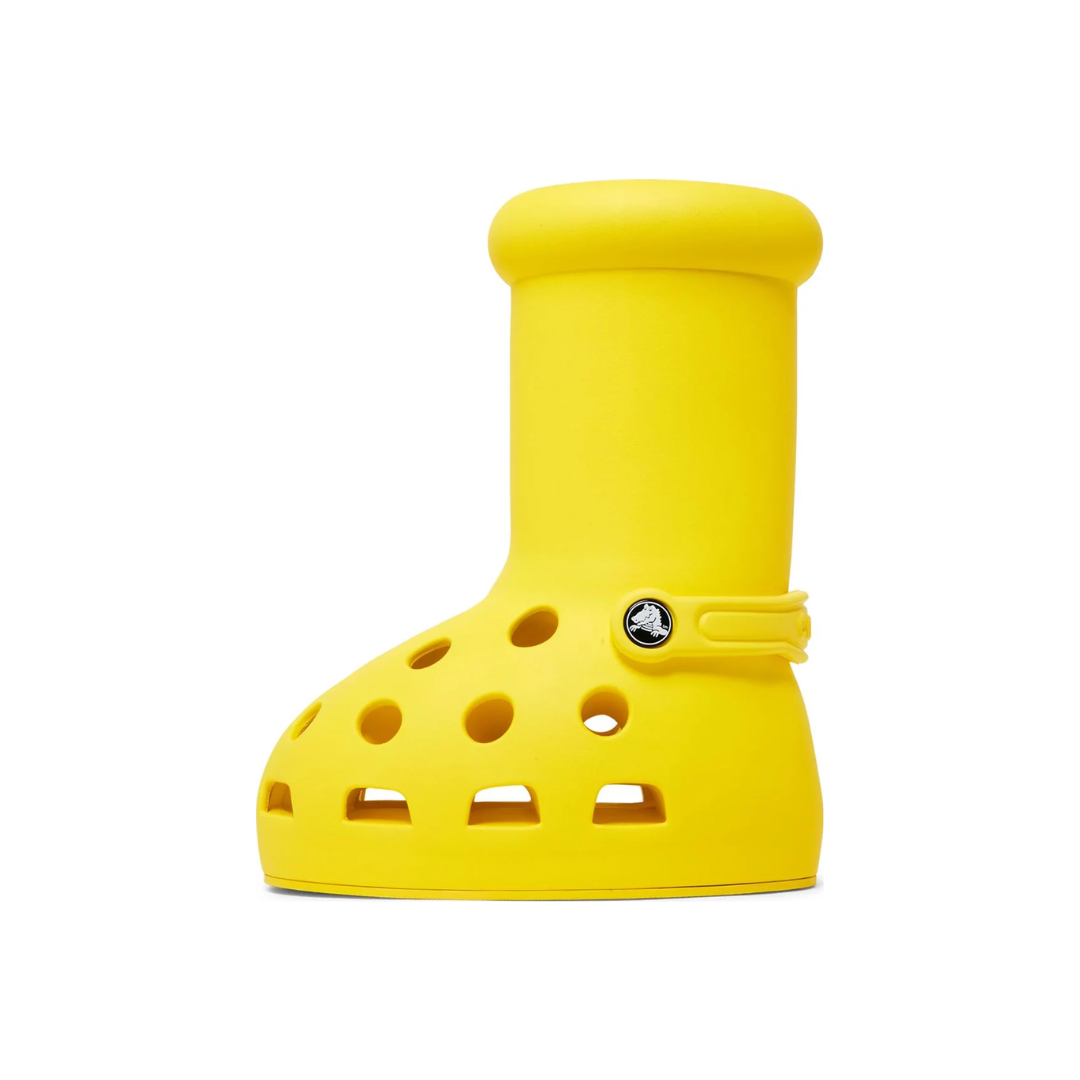 MSCHF Big Red Boot 'Yellow' x Crocs