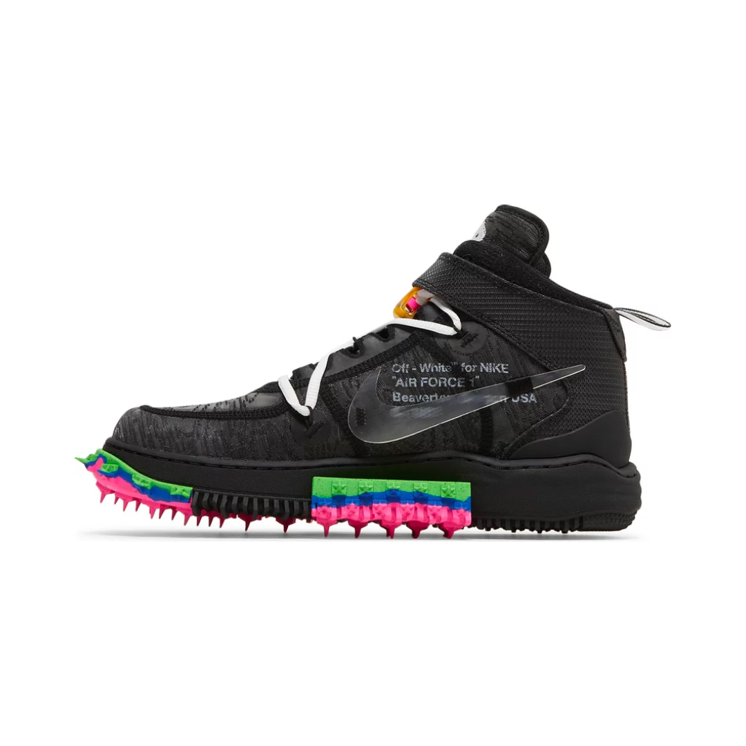 Off-White x Air Force 1 Mid 'Black'