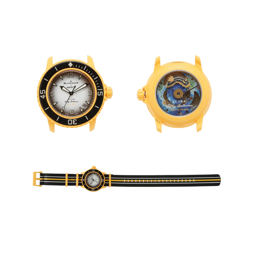 Swatch x Blancpain Bioceramic Scuba Fifty Fathoms Pacific Ocean