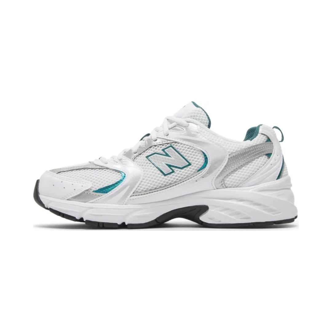 New Balance 530 White Silver Green