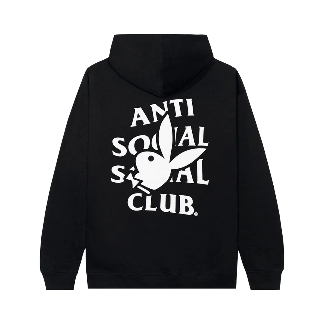 ANTI SOCIAL SOCIAL CLUB X PLAYBOY BIGHEAD HOODIE ""BLACK""