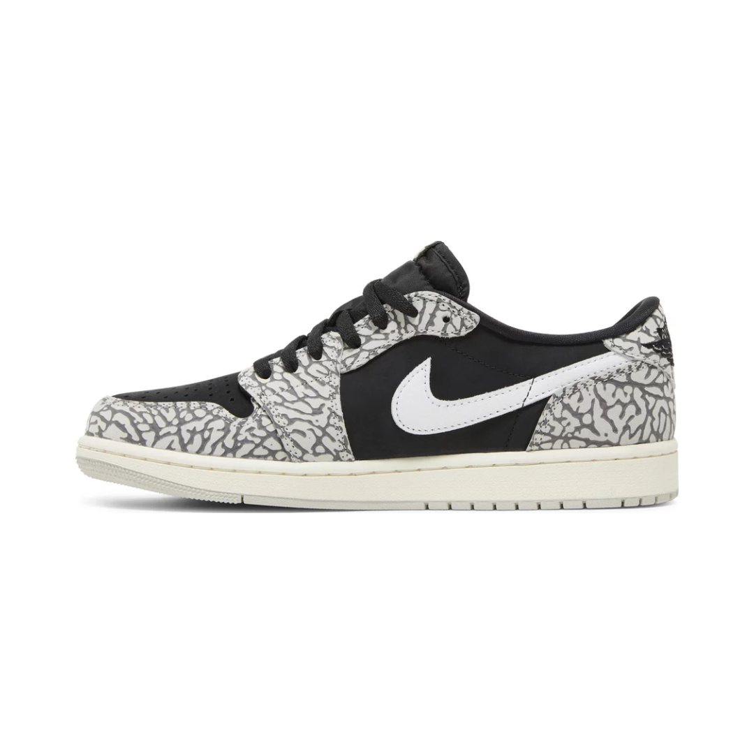 Air Jordan 1 Low 'Elephant / Black Cement'