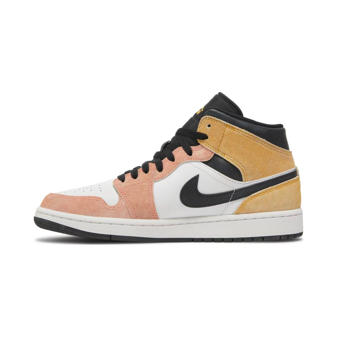 Air Jordan 1 Mid SE Black Ember / Magic Sundial