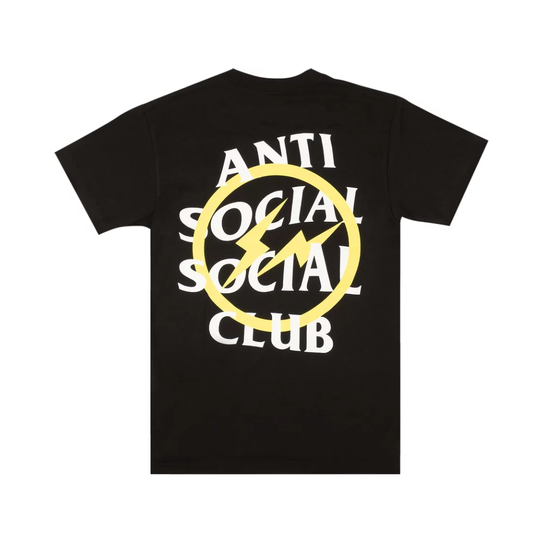 Anti Social Social Club x Fragment Yellow Bolt Tee (FW19)