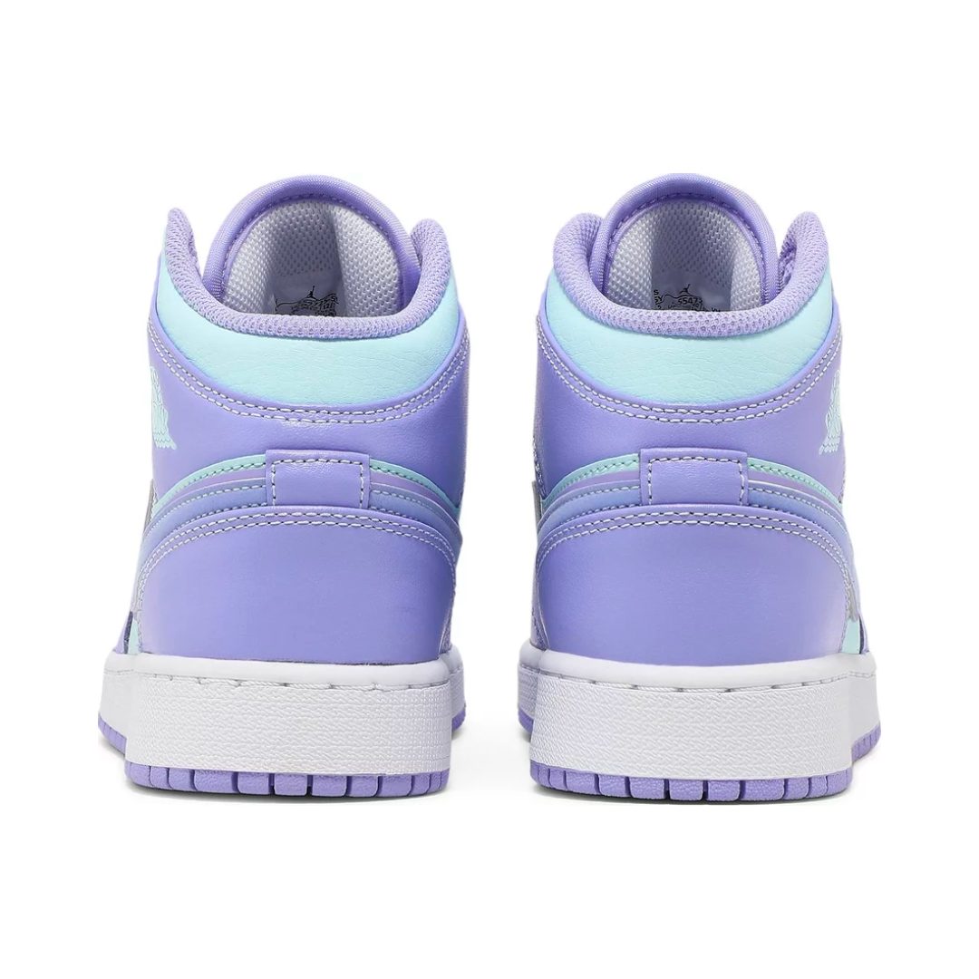 Air Jordan 1 Mid 'Purple Aqua'
