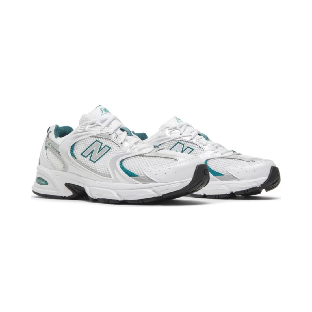 New Balance 530 White Silver Green