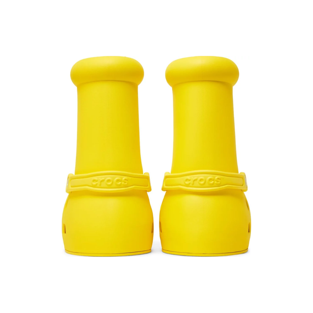 MSCHF Big Red Boot 'Yellow' x Crocs