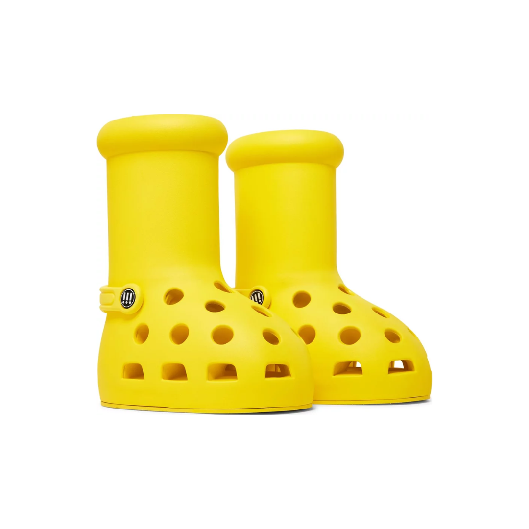 MSCHF Big Red Boot 'Yellow' x Crocs