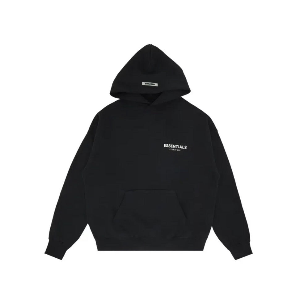 Fear of God Essentials Photo Pullover Hoodie Black (FW19)