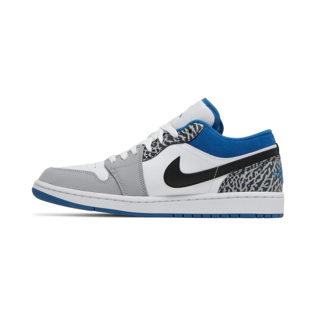 Air Jordan 1 Low 'True Blue / Smoke Grey Marina Blue'