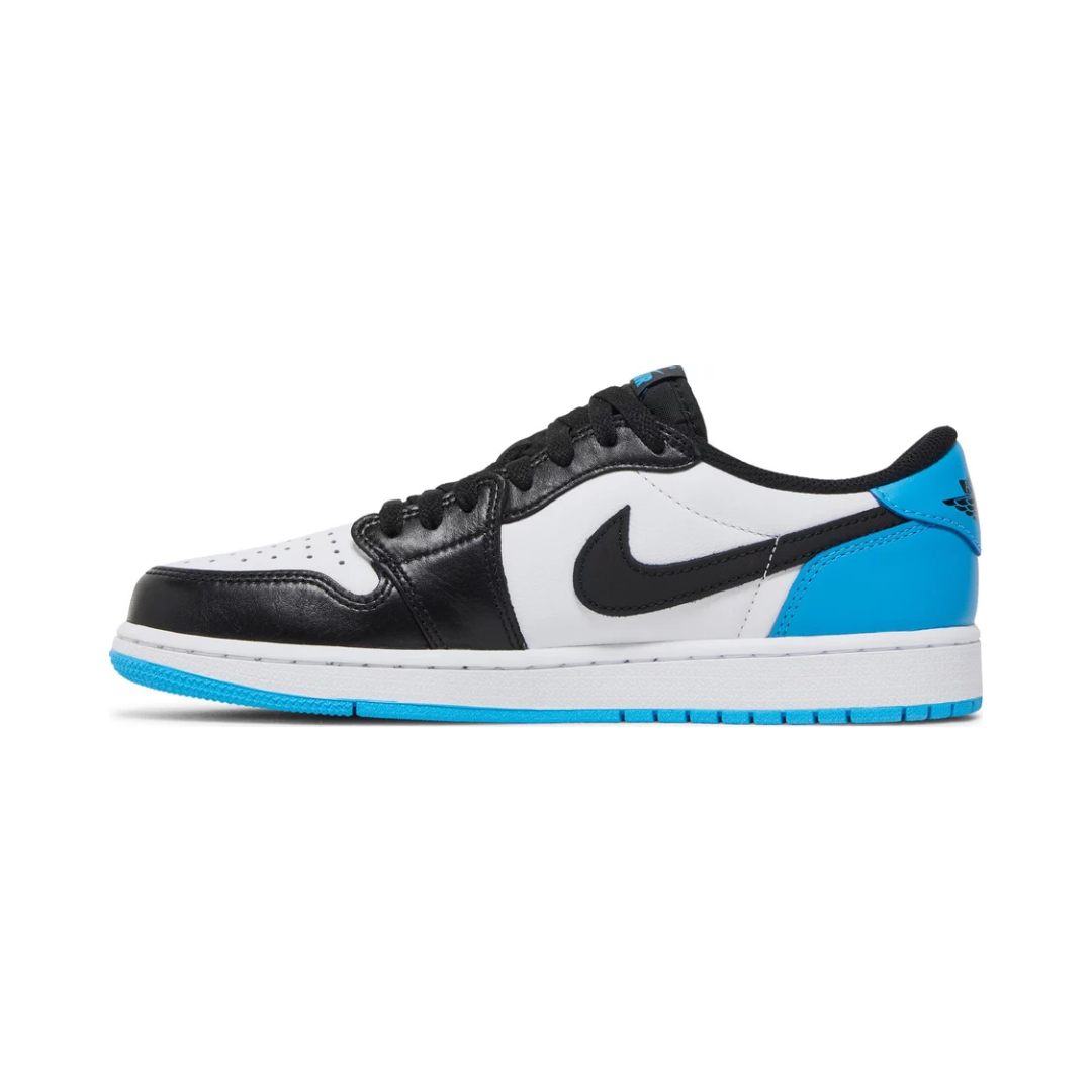 Air Jordan Low Black and Dark Powder Blue