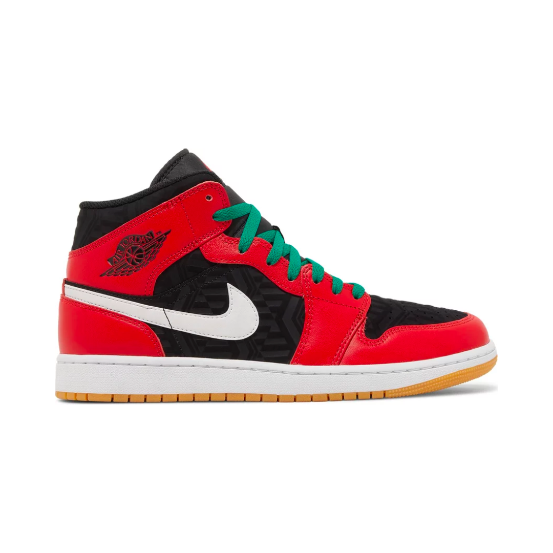 Air Jordan 1 Mid 'Christmas/Malachite'