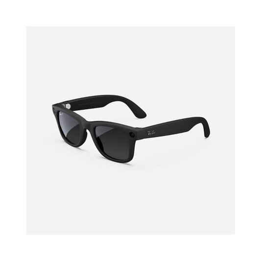 Ray Ban Meta Smart Glasses - Wayfarer Matte Black Graphite Lenses