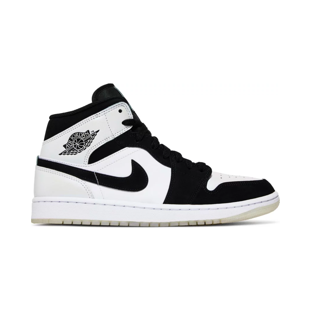 Air Jordan 1 Mid SE "Black and White / Diamond"