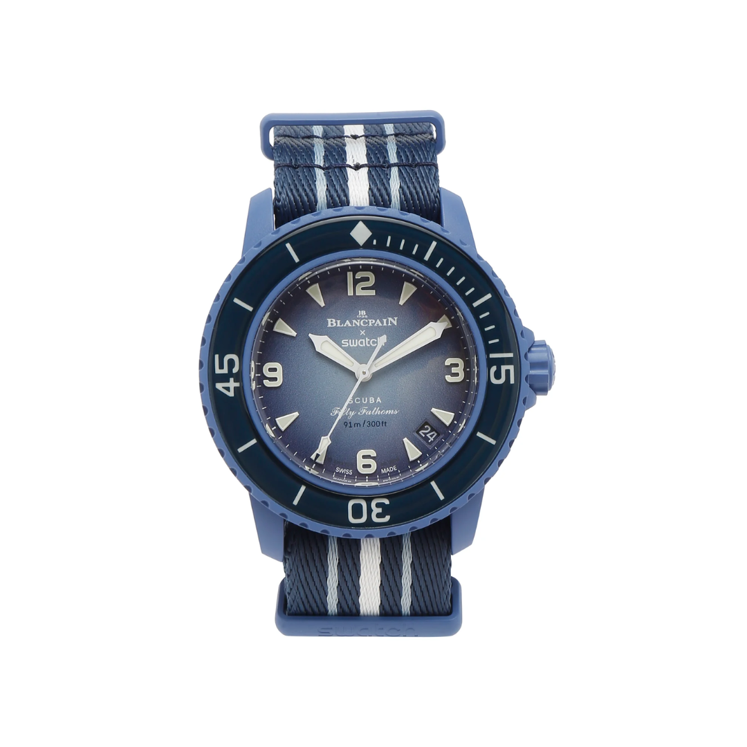 Swatch x Blancpain Bioceramic Scuba Fifty Fathoms Atlantic Ocean