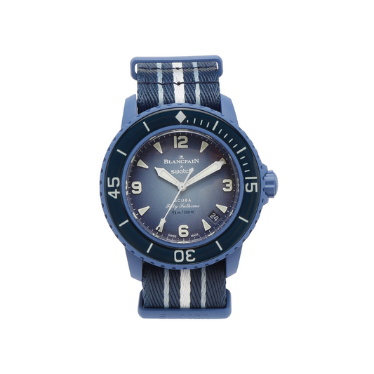 Swatch x Blancpain Bioceramic Scuba Fifty Fathoms Atlantic Ocean
