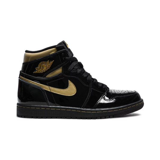 Air Jordan 1 High Black Metallic Gold