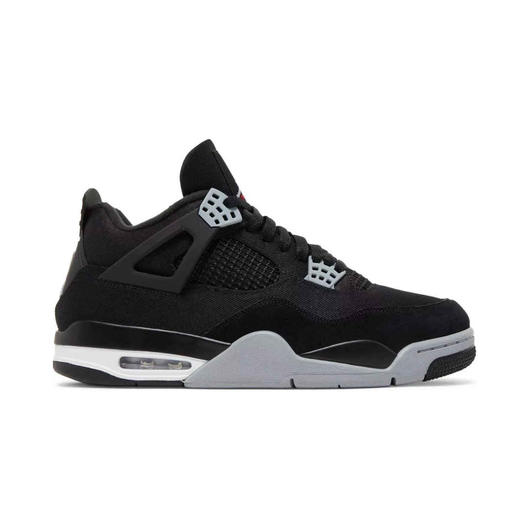 Air Jordan 4 Retro 'Black Canvas'