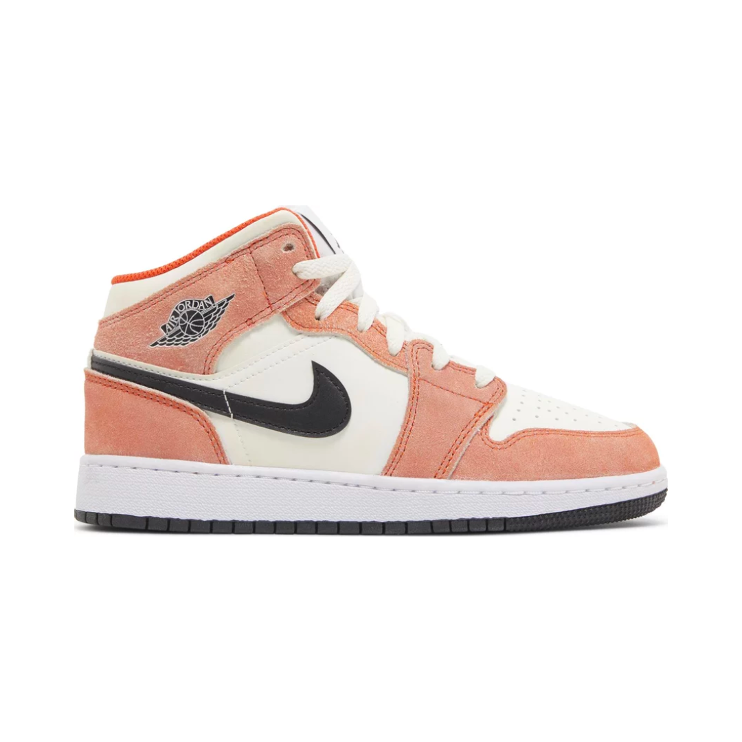 Air Jordan 1 Mid 'Team Orange Suede'