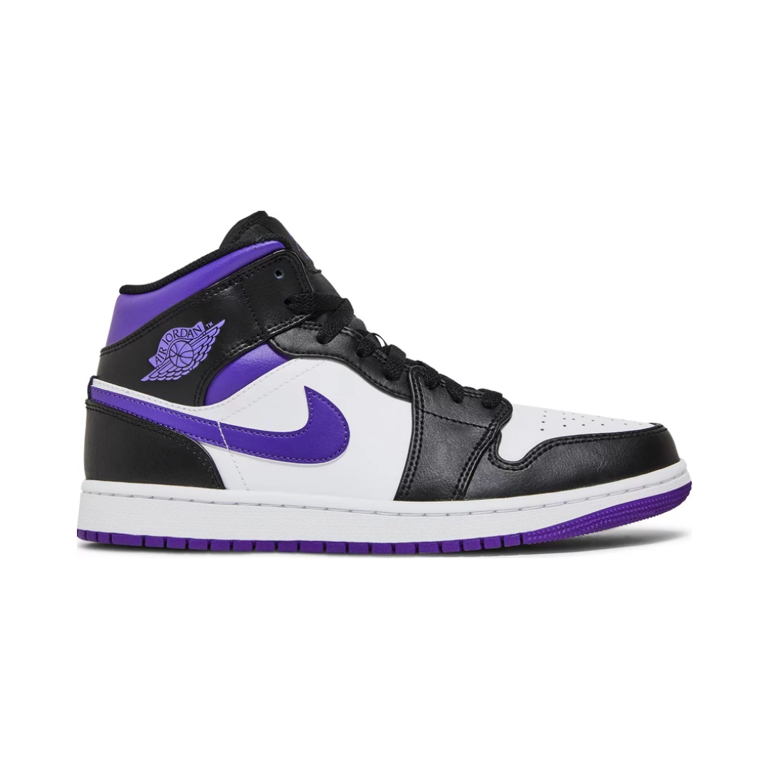 Air Jordan 1 Mid Metallic Court Purple