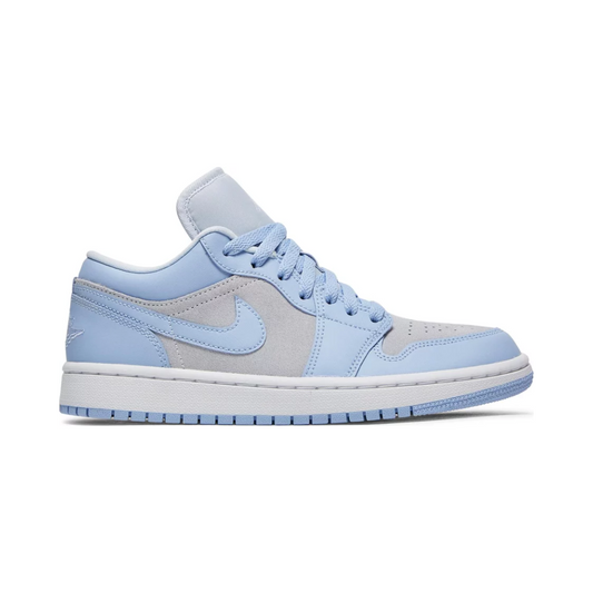 Women's Air Jordan 1 Low 'Football Grey / Aluminium Blue'