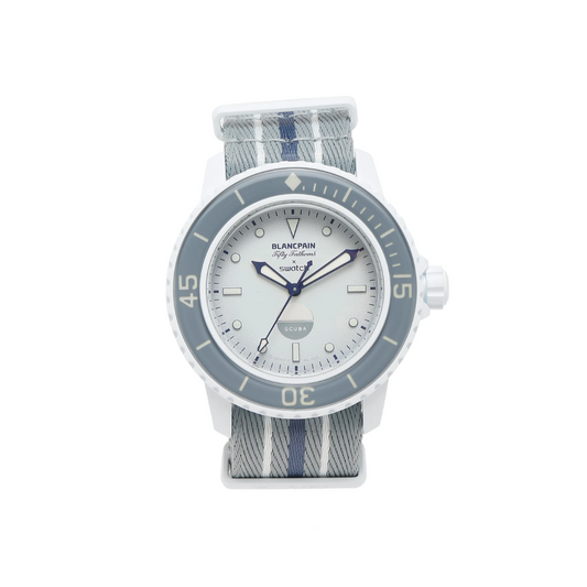 Swatch x Blancpain Bioceramic Scuba Fifty Fathoms Antarctic Ocean