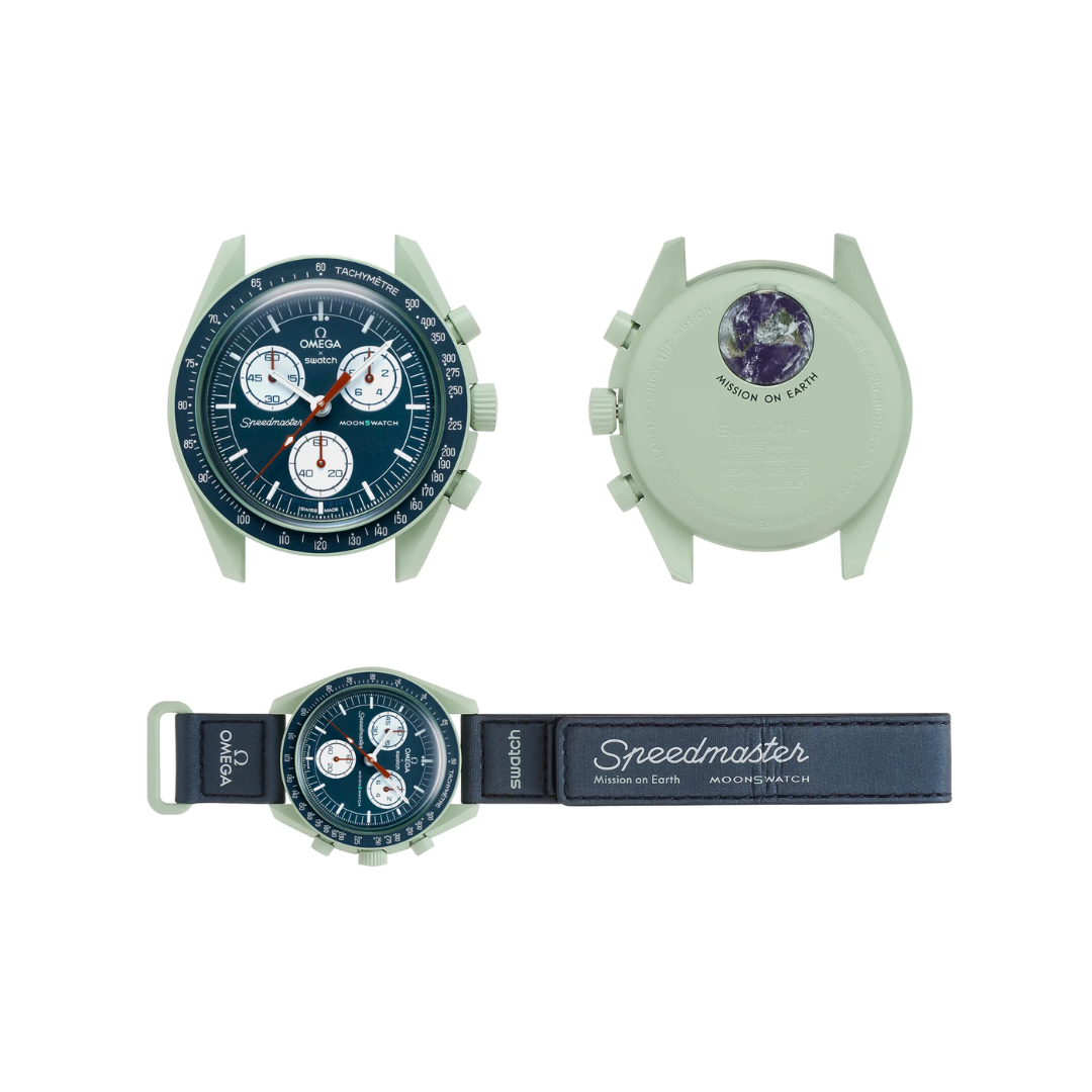 Swatch x Omega Bioceramic MoonSwatch Mission to Earth