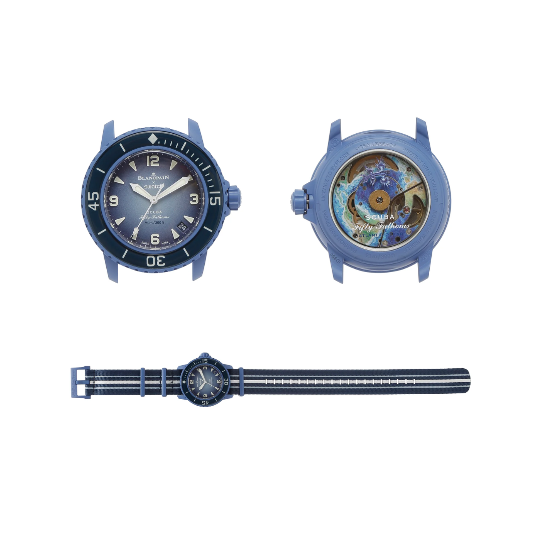 Swatch x Blancpain Bioceramic Scuba Fifty Fathoms Atlantic Ocean