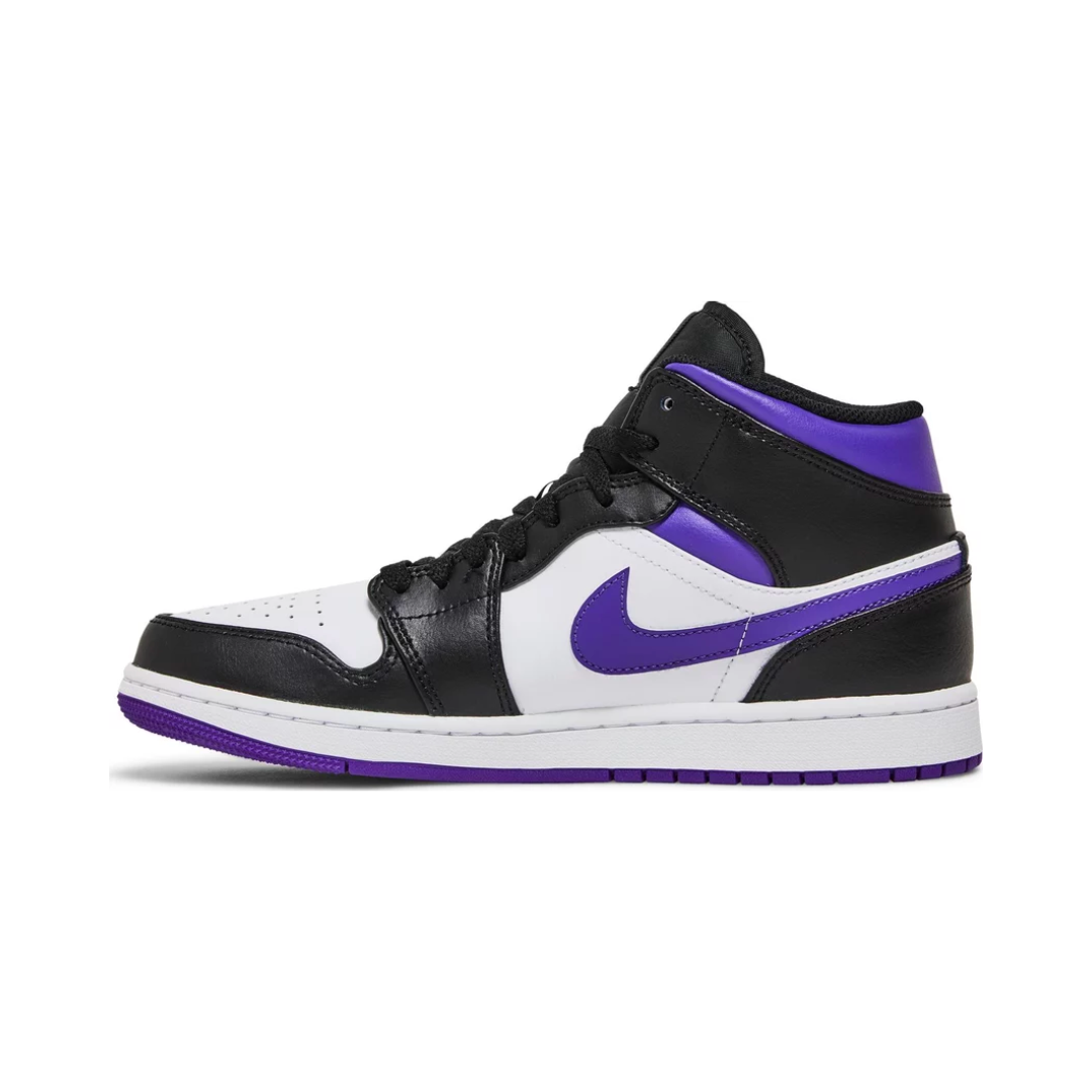 Air Jordan 1 Mid Metallic Court Purple