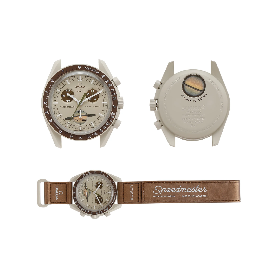 Swatch x Omega Bioceramic MoonSwatch Mission to Saturn