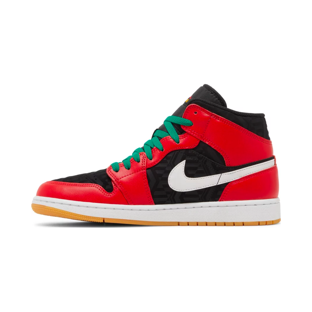 Air Jordan 1 Mid 'Christmas/Malachite'