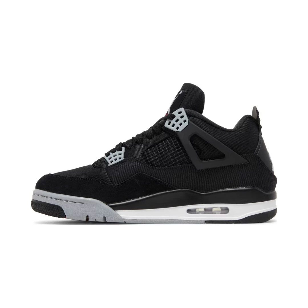 Air Jordan 4 Retro 'Black Canvas'