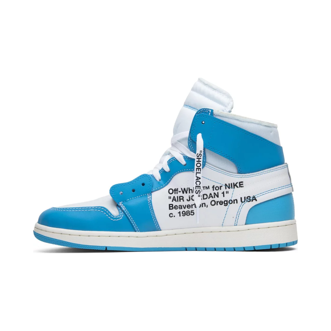 Off-White x Air Jordan 1 Retro High OG 'UNC / University Blue'