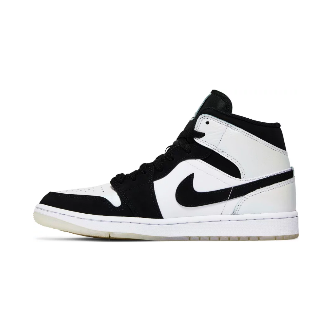 Air Jordan 1 Mid SE "Black and White / Diamond"