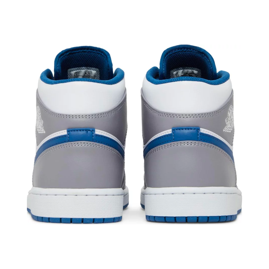 Air Jordan 1 Mid 'Cement True Blue'
