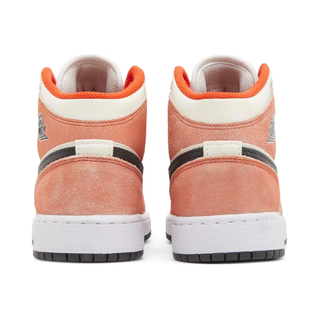 Air Jordan 1 Mid 'Team Orange Suede'