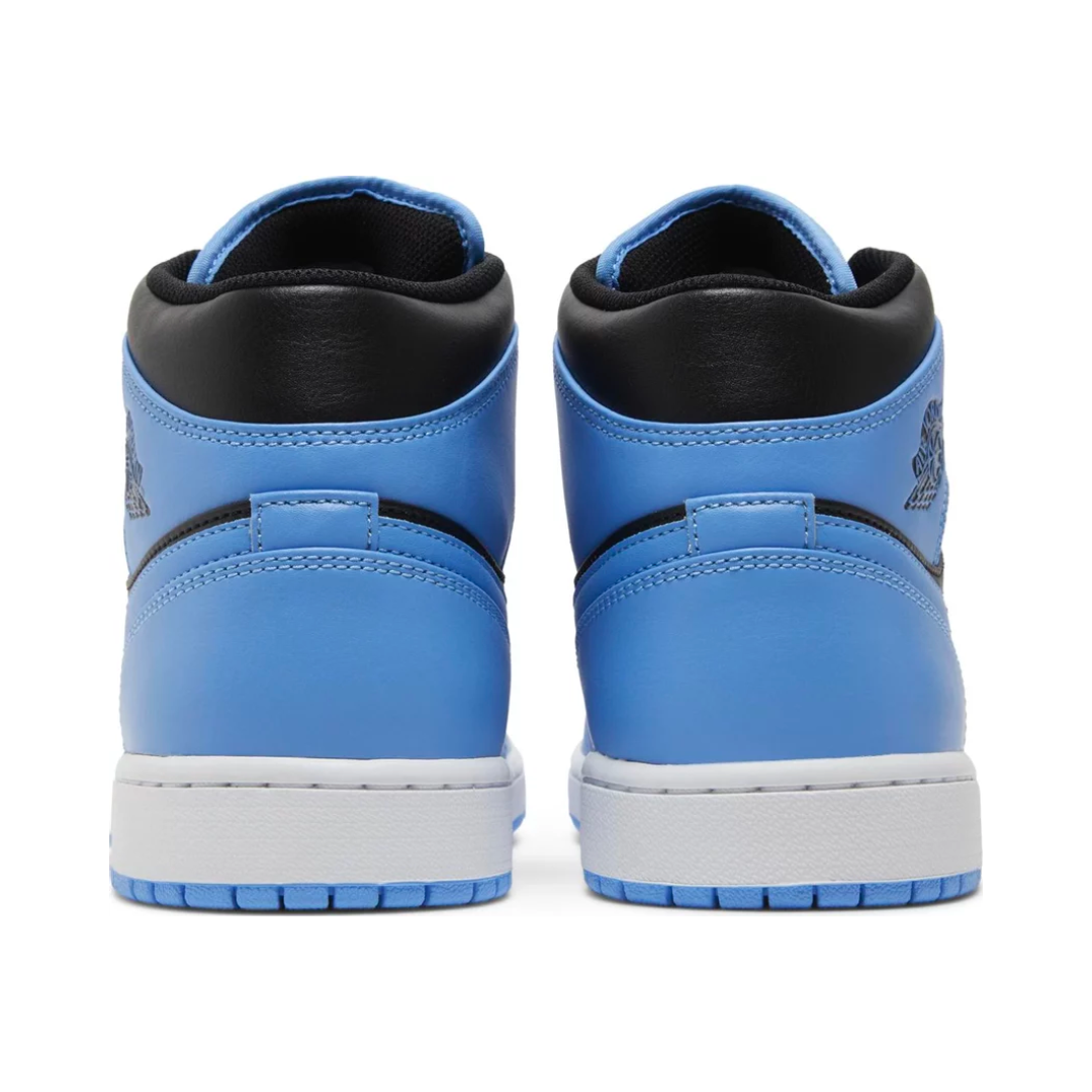 Air Jordan 1 Mid 'University Blue Black'