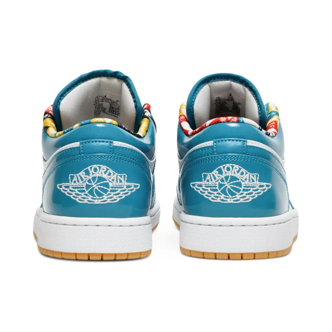 Air Jordan 1 Low "Cyber Teal / Barcelona "