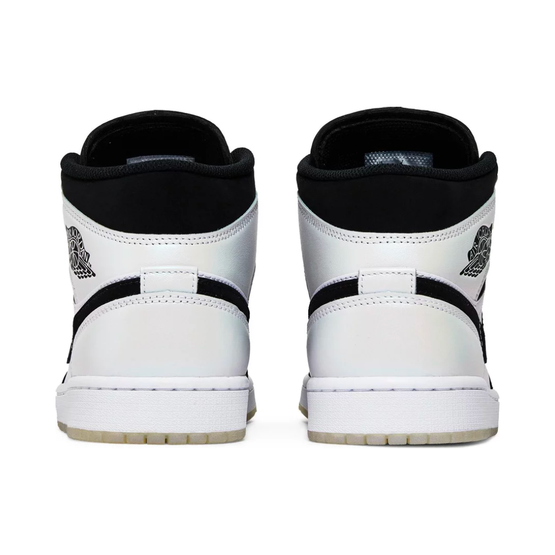 Air Jordan 1 Mid SE "Black and White / Diamond"