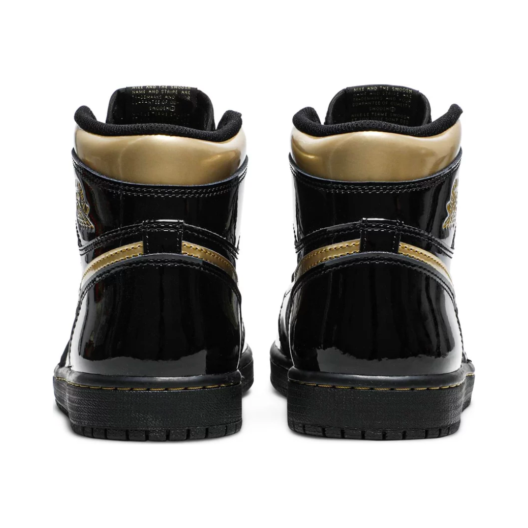 Air Jordan 1 High Black Metallic Gold