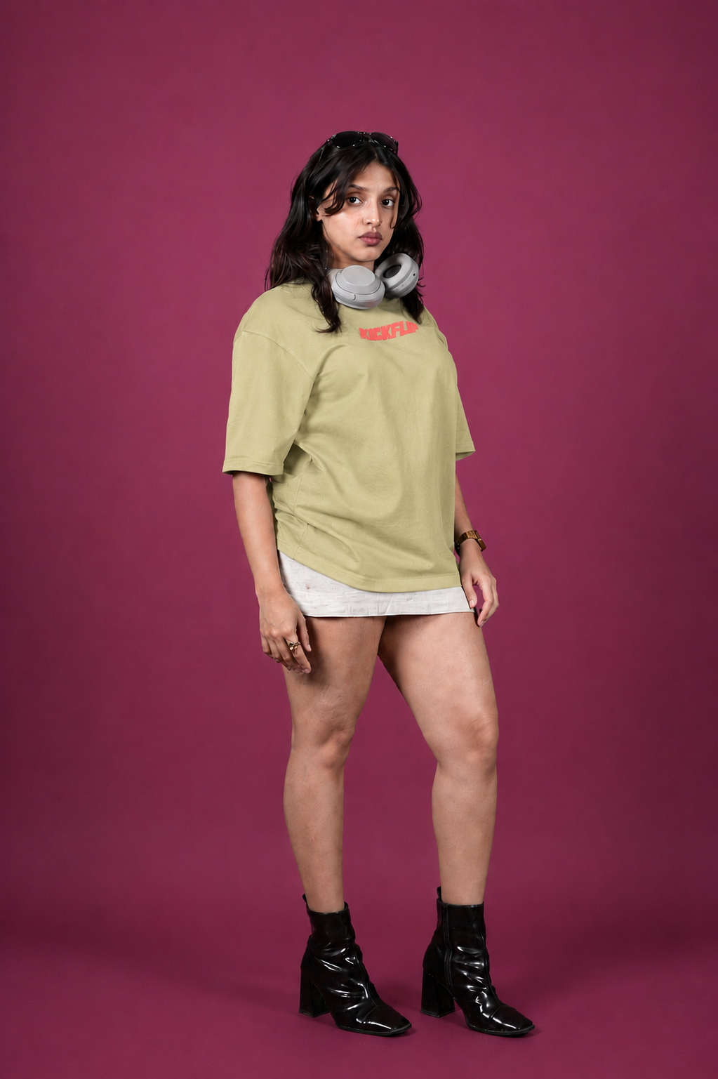BEIGE "BASIC" TEE